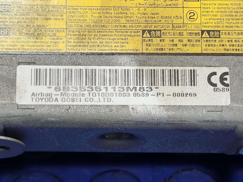 2013 Toyota Prius Air Bag