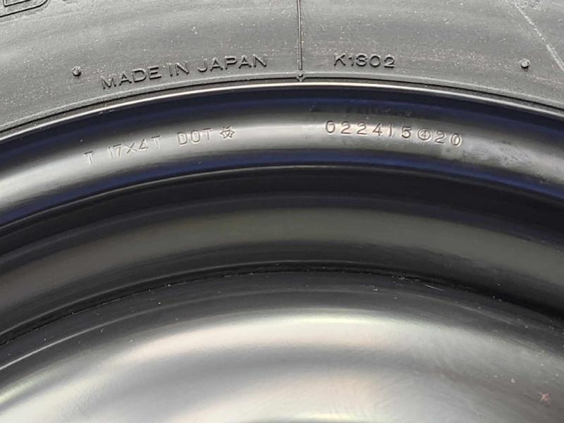 2014-2018 Subaru Forester 17x4 Compact Spare Tire and Wheel T145/80-17 OEM 28151SG000