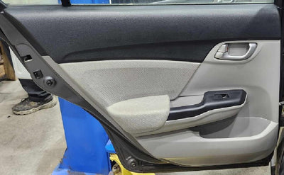 2013 Honda Civic 1.8L Sedan Rear Door Trim Panel Left Side Gray OEM 83750TR3A31ZC,LH
