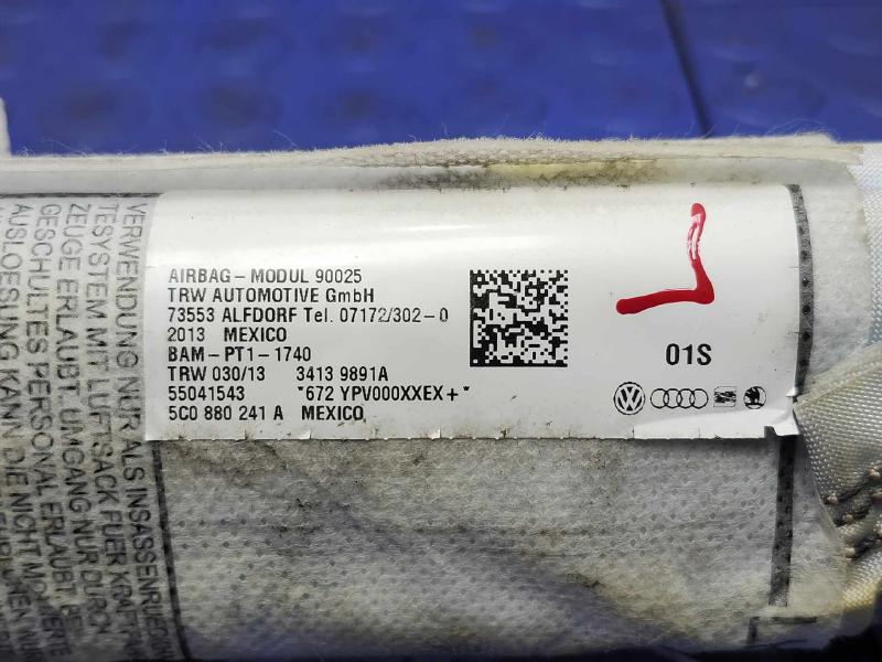 2013 Volkswagen Jetta Air Bag