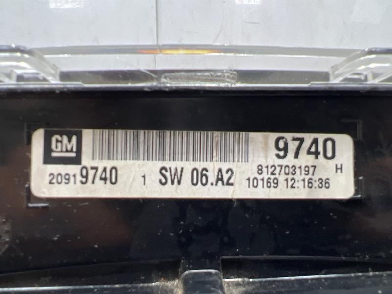 2010 GMC Terrain Speedometer