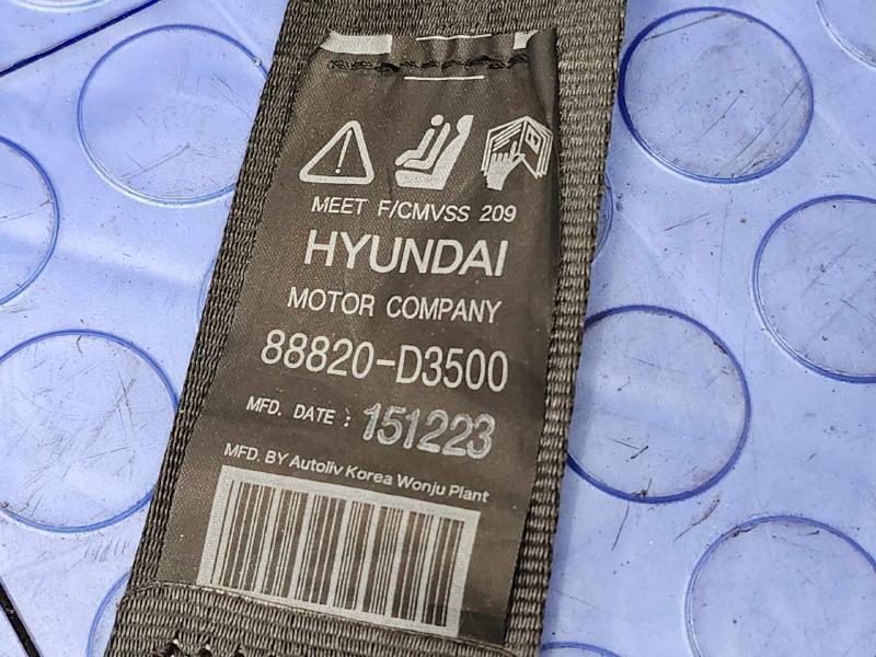 2016 Hyundai Tucson Front Seat Belt