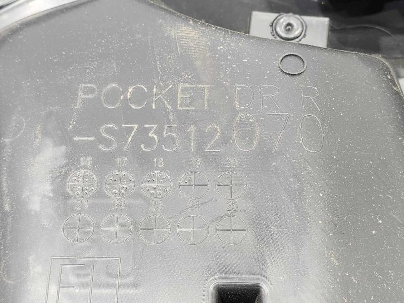 2019 Subaru Crosstrek Rear Door Trim Panel