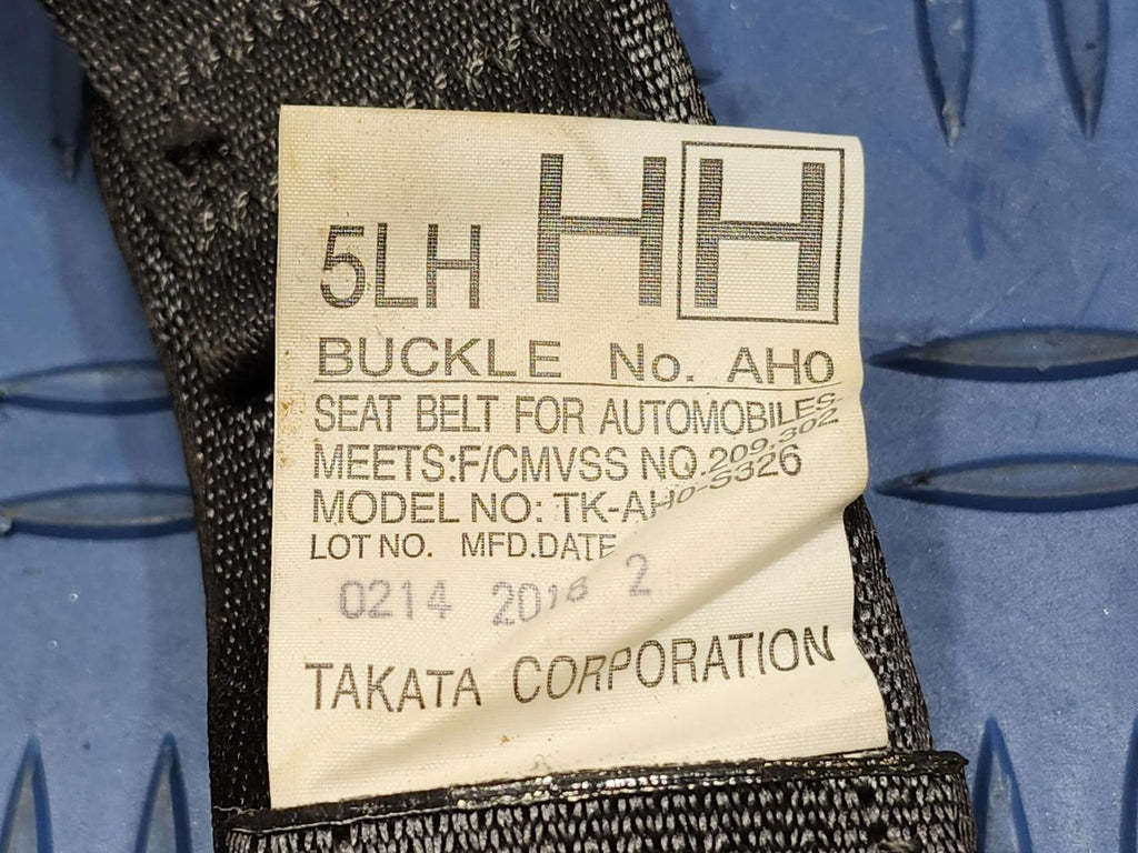 2018 Subaru Crosstrek Rear Seat Belt