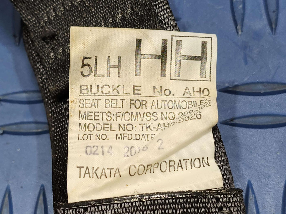 2018 Subaru Crosstrek Rear Seat Belt