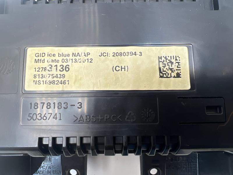 2012 Chevrolet Cruze Info-Gps-Tv Screen