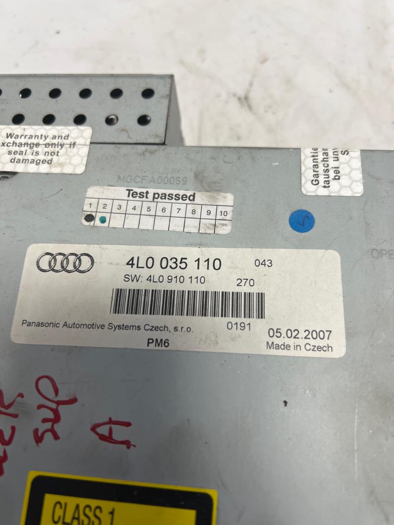 2007 Audi Q7 Audio & Visual Equip.(Radio)
