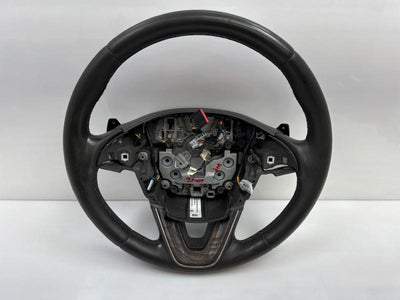 2016-2018 Lincoln MKX Steering Wheel Brown leather Coffee Wood OEM FP5Z3600LB