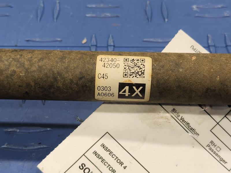 2020 Toyota RAV4 Axle Shaft