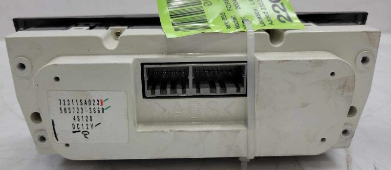 2004 Subaru Forester Heater A/C Control