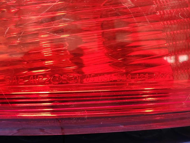 2008 Acura MDX Tail Light Assembly