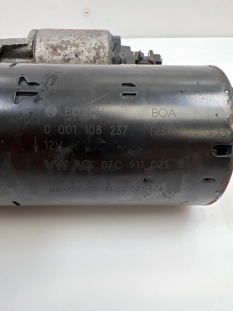 2007 - 2011 Audi S6 5.2L Starter Motor Assembly OEM 07C911023G