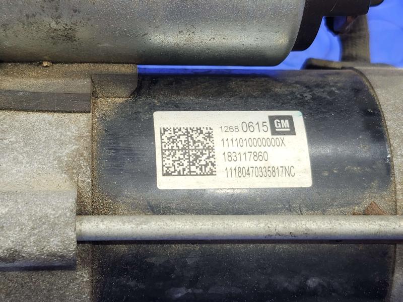 2018 Chevrolet Equinox Starter Motor