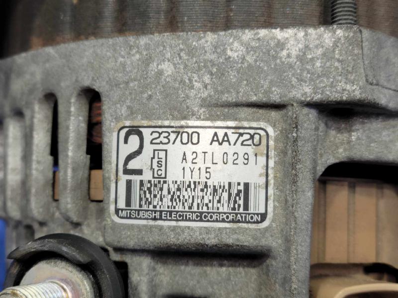 2012 Subaru Impreza Alternator