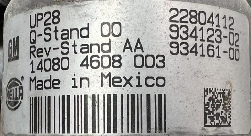 2014 Buick LaCrosse Vacuum Pump