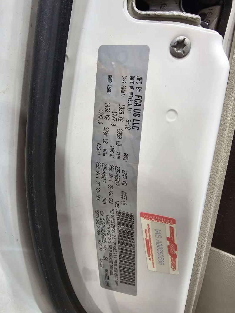2018 Chrysler Pacifica Headrest