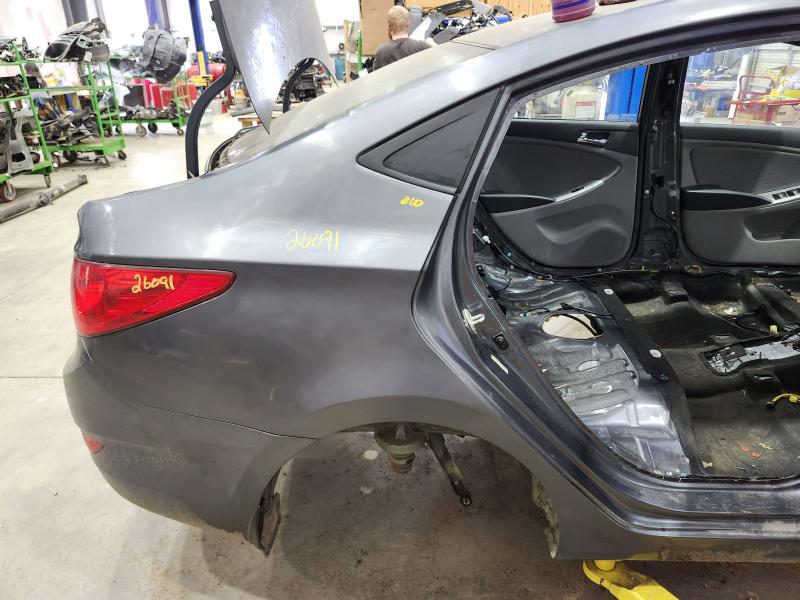 2013 Hyundai Accent Quarter Panel