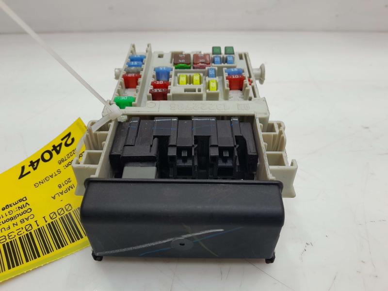 2018 Chevrolet Impala Cabin Fuse Box