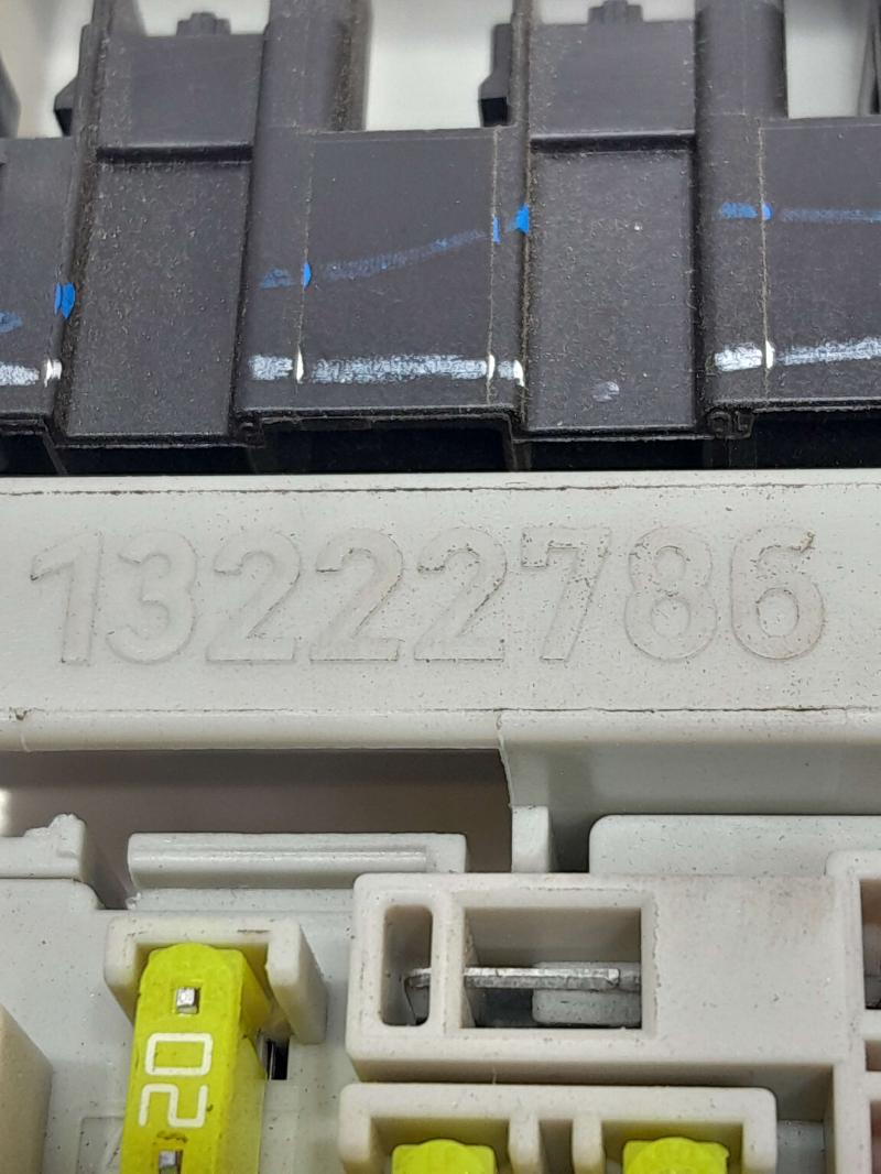 2018 Chevrolet Impala Cabin Fuse Box
