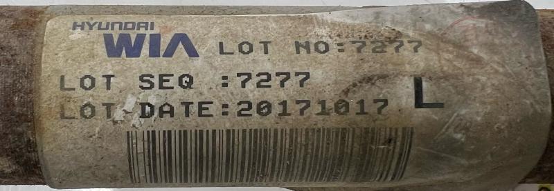 2014 - 2019 Kia Soul 2.0L Front CV Drive Axle LH Driver Side OEM 49500B2500