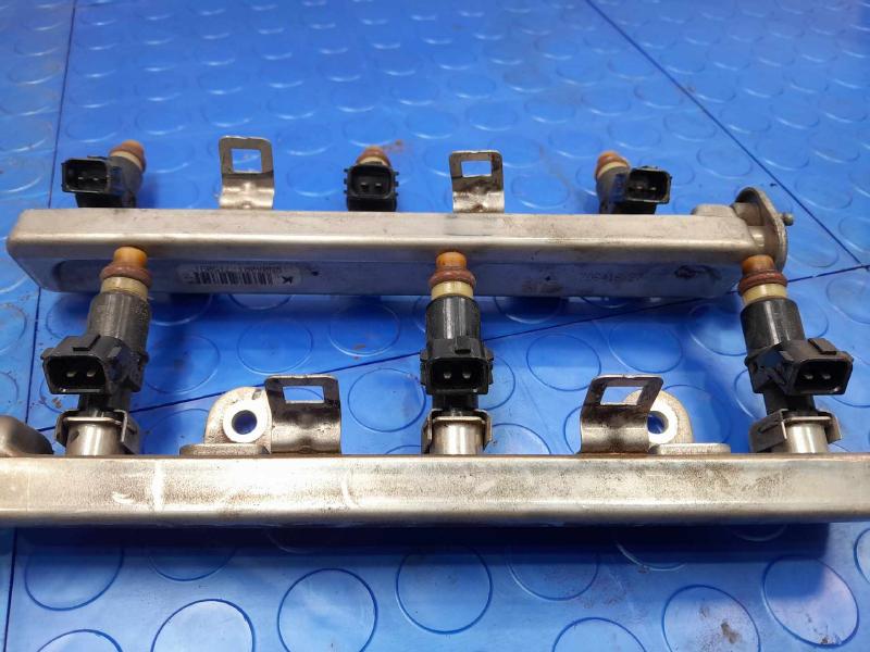 2011-2017 Honda Odyssey 3.5L Fuel Rail Delivery Pipe and Injectors 6 Pcs OEM 16450RCAA01