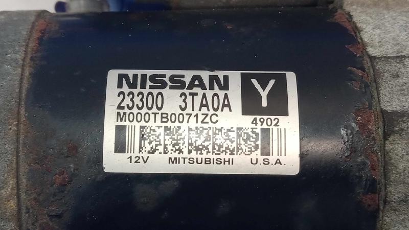 2015 Nissan Rogue Starter Motor
