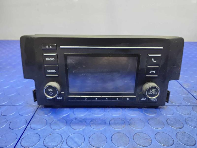 2016-2017 Honda Civic Coupe LX Radio Receiver Head Unit Display Screen OEM 39100-TGB-A11