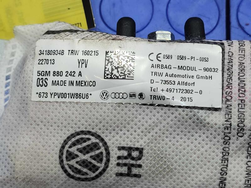 2015 Volkswagen Golf Air Bag