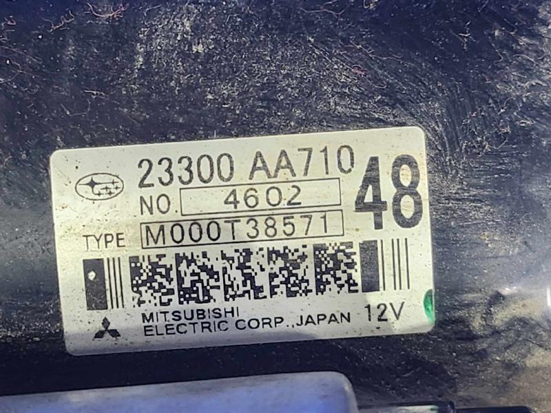 2014 Subaru Crosstrek Starter Motor