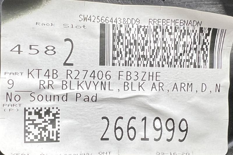 2020 Ford Edge Rear Door Trim Panel