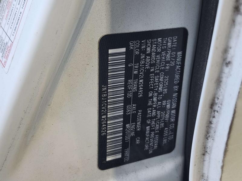 2020 Nissan Rogue Sport Master Cylinder