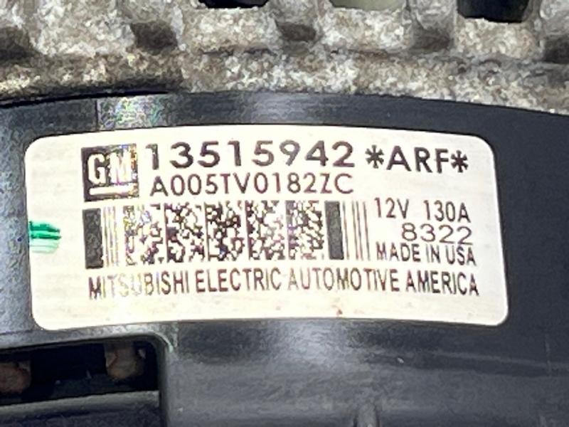 2018 Chevrolet Cruze Alternator