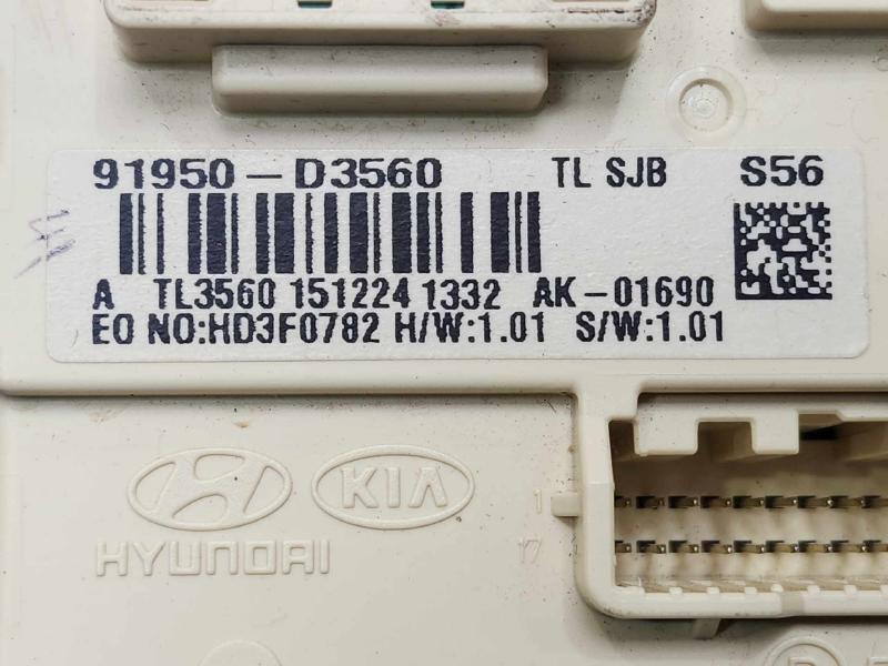 2016 Hyundai Tucson Cabin Fuse Box