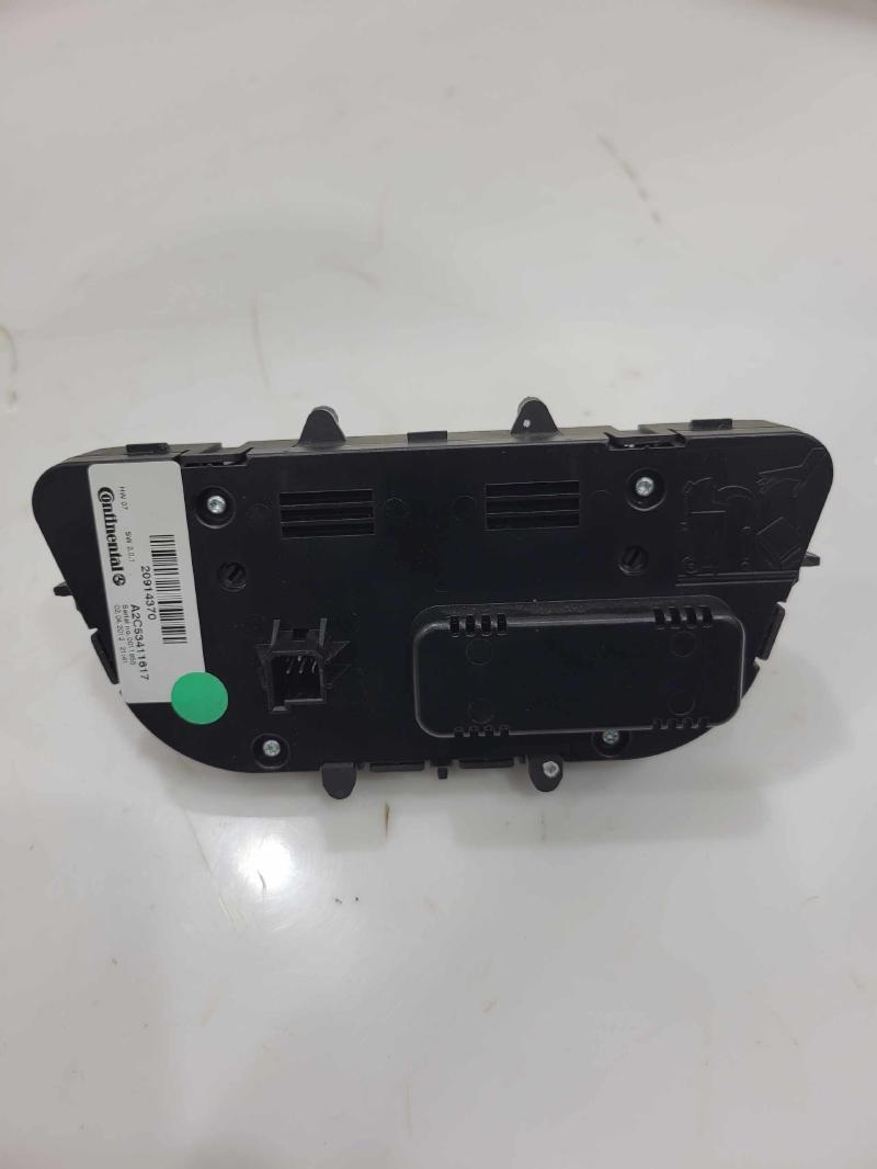 2012 Buick Verano Heater A/C Control