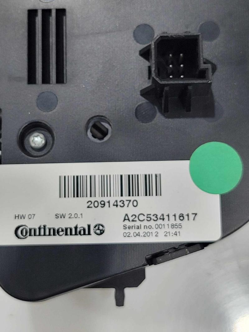 2012 Buick Verano Heater A/C Control