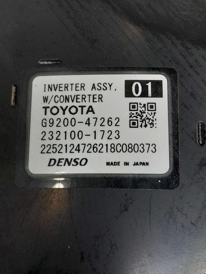 2017-2022 Toyota Prius 1.8L Hybrid Power Inverter Converter Assembly OEM G9200-47262