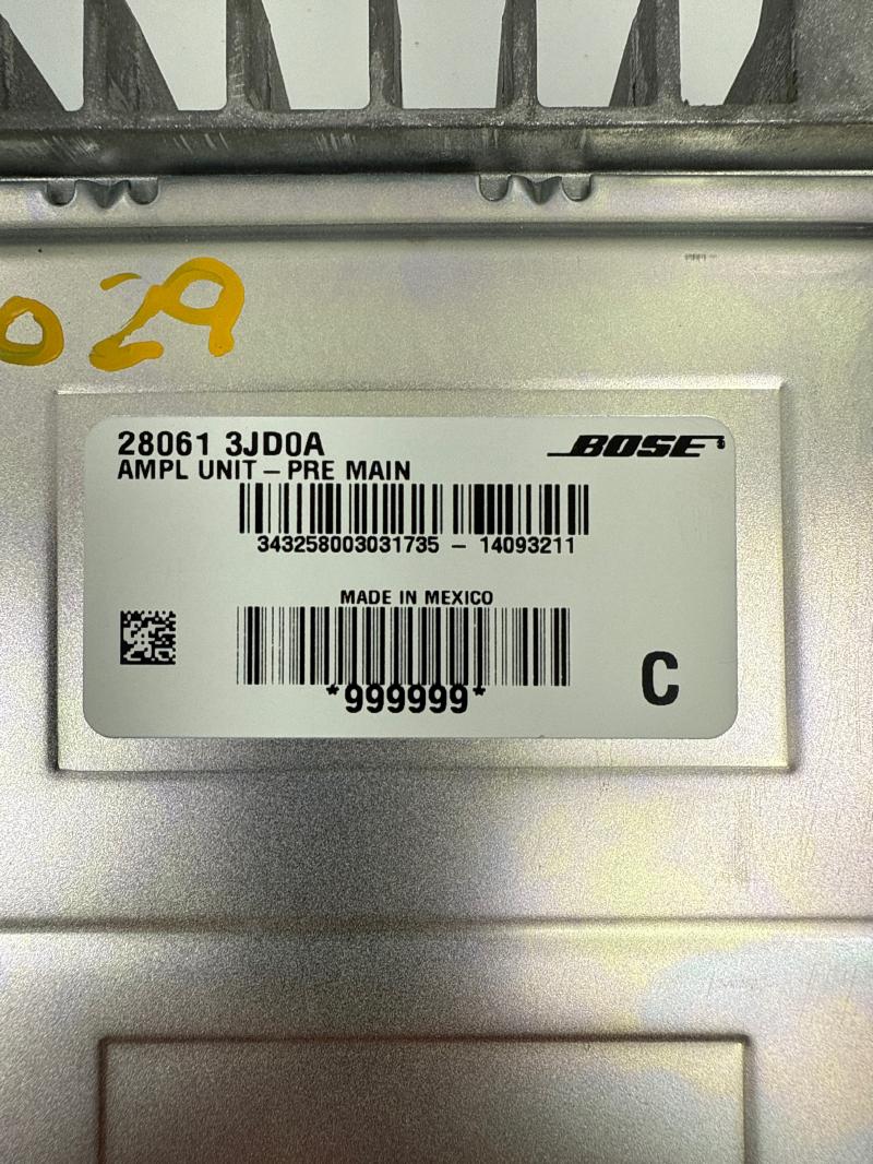 2014 Infiniti QX60 Bose Radio Amplifier Genuine OEM Part 280613JD0A