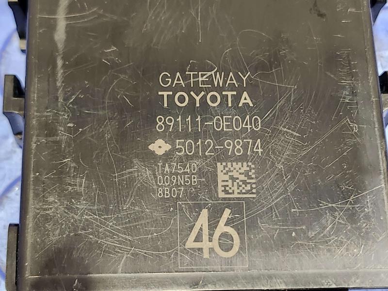 2018 Toyota Highlander Chassis Brain Box