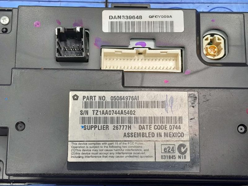 2011-2020 Dodge Journey 4.3' Display Screen Assembly Genuine OEM 5064976AI