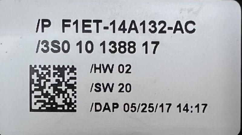 2017 Ford Escape Door Switch Front