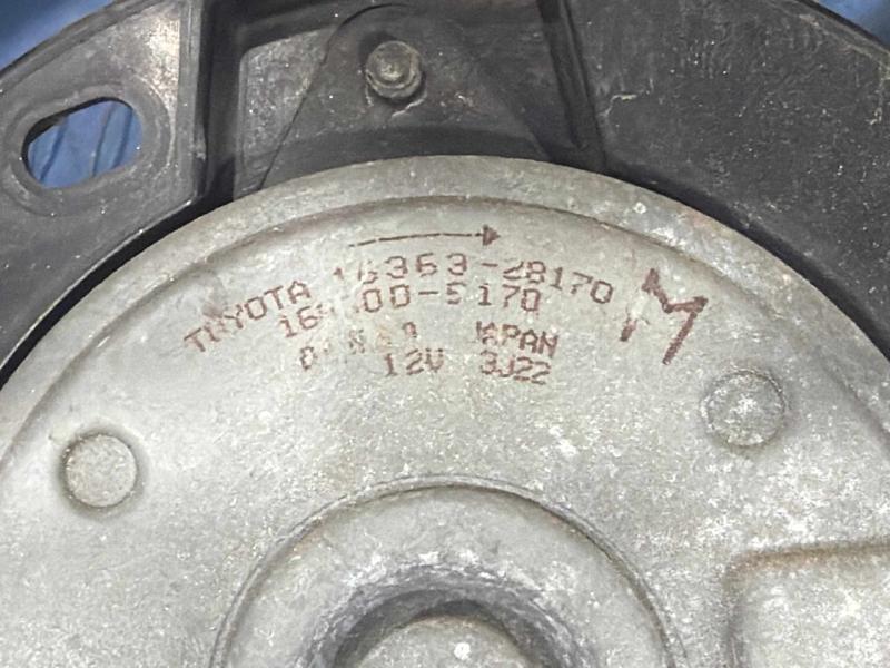 2007 Toyota RAV4 Electric Cooling Motor