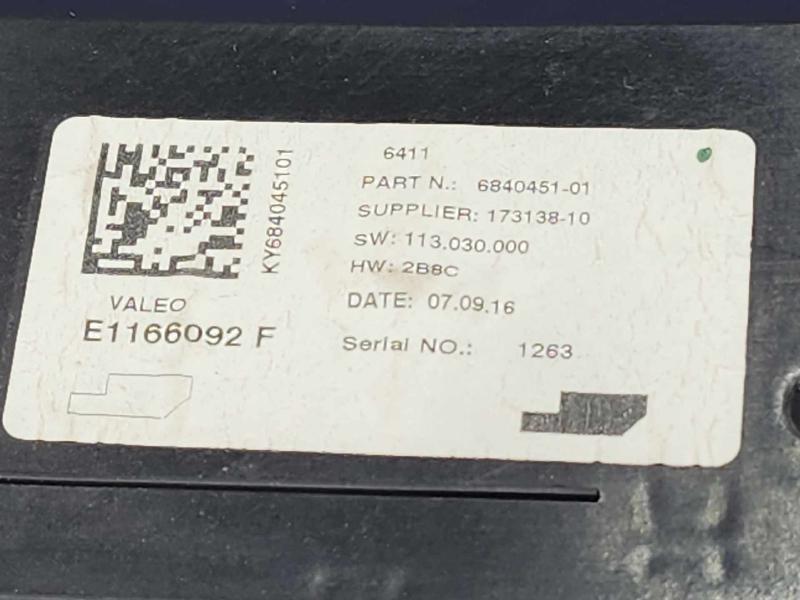 2016-2020 Mini Cooper F56 F57 Automatic Climate Control Module OEM 64116840451