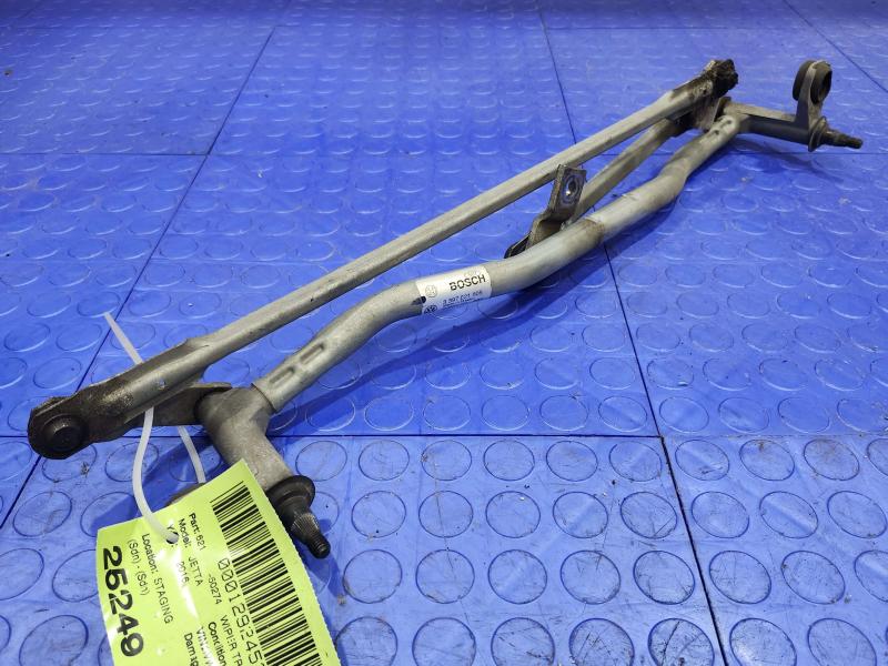 2011-2018 Volkswagen Jetta Sedan Windshield Wiper Linkage Transmission OEM 5C7955601
