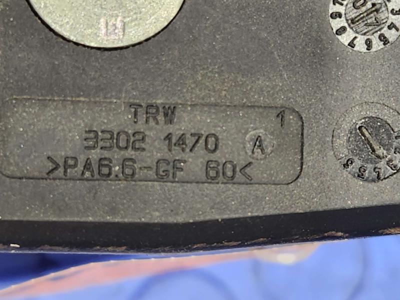 2011 Maserati Quattroporte Rear Seat Belt