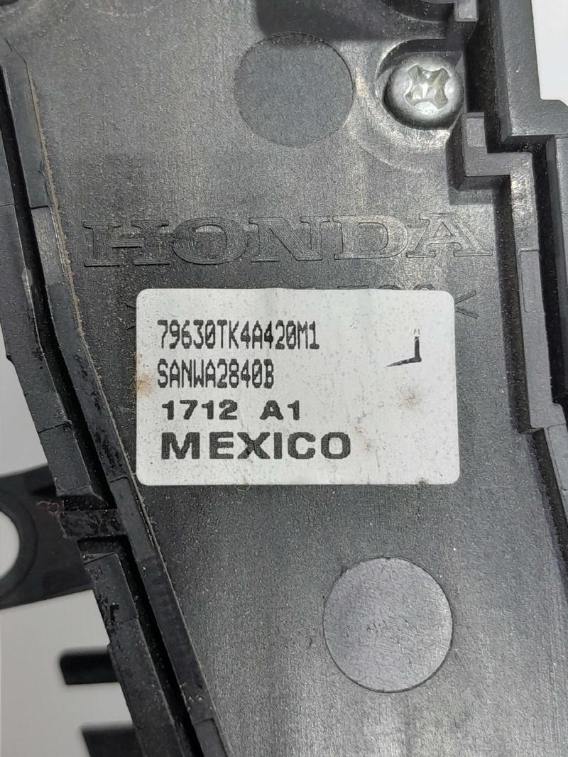 2012 Acura TL Heater A/C Control
