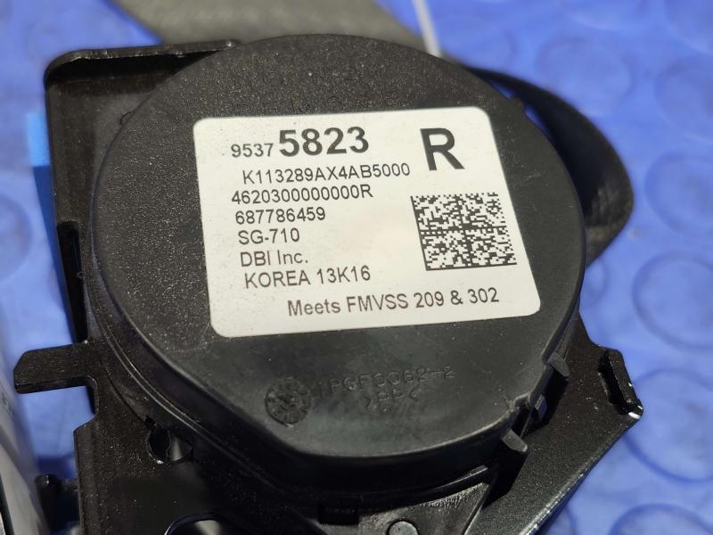 2014 Chevrolet Spark Rear Seat Belt