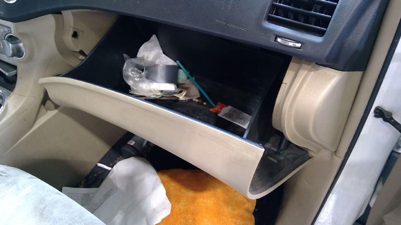 2008 - 2013 Toyota Highlander Glove Box Compartment - Tan OEM 553030E041E0