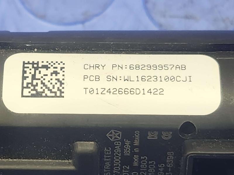 2016 Dodge Challenger Ignition Switch(W/O Cyl& Key)