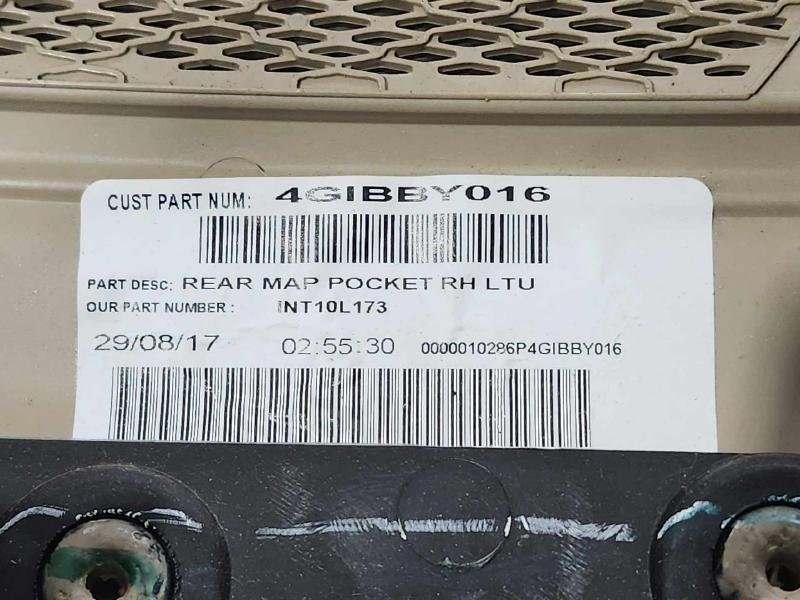 2018 Jeep Compass Rear Door Trim Panel