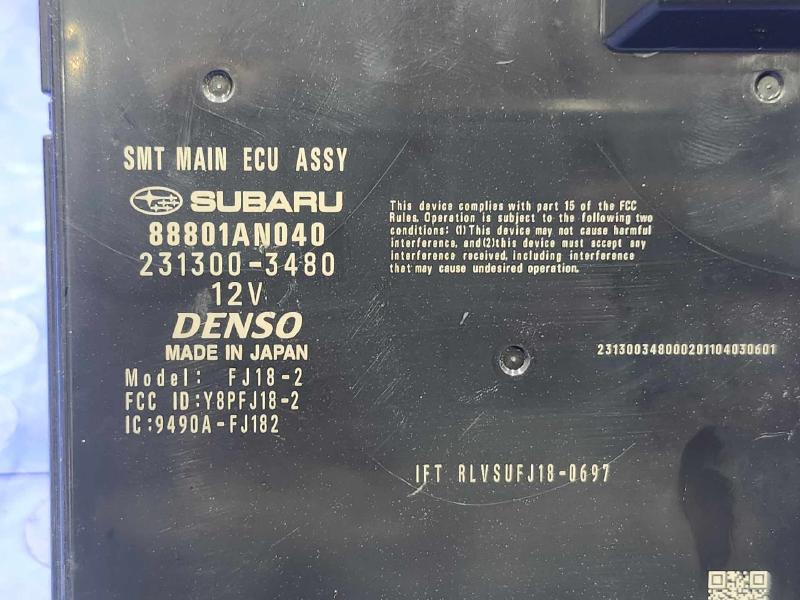 2021 Subaru Legacy Chassis Brain Box
